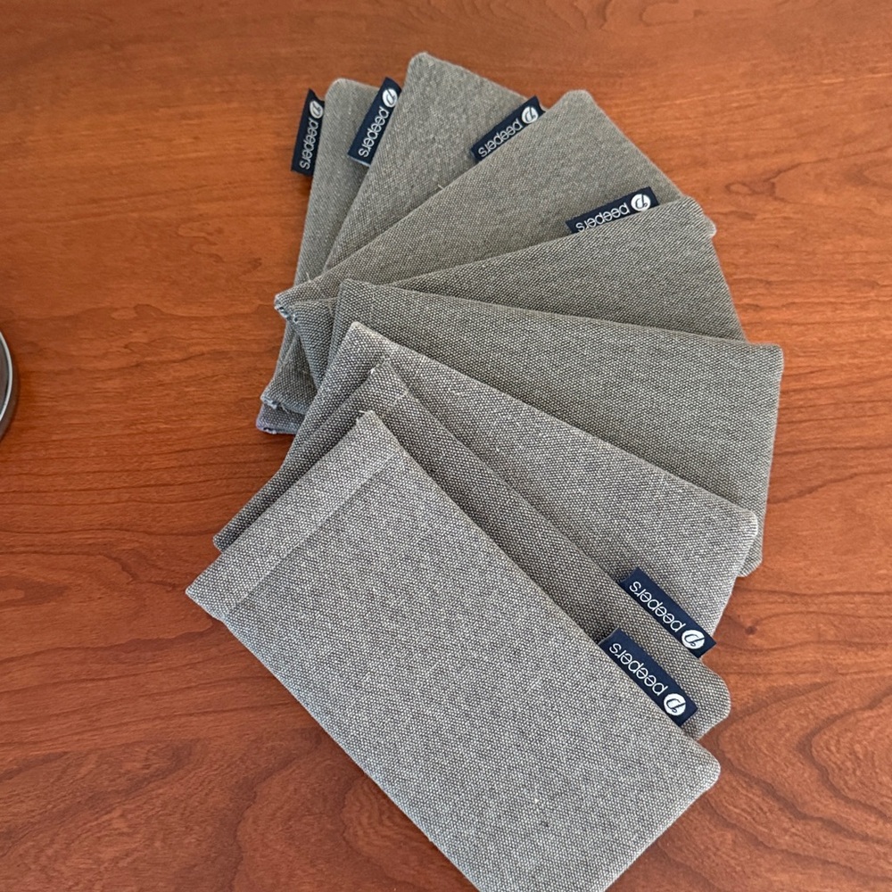 Peepers Gray Eyeglass Pouches: 8